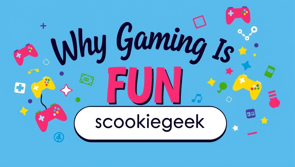 why gaming is fun scookiegeek