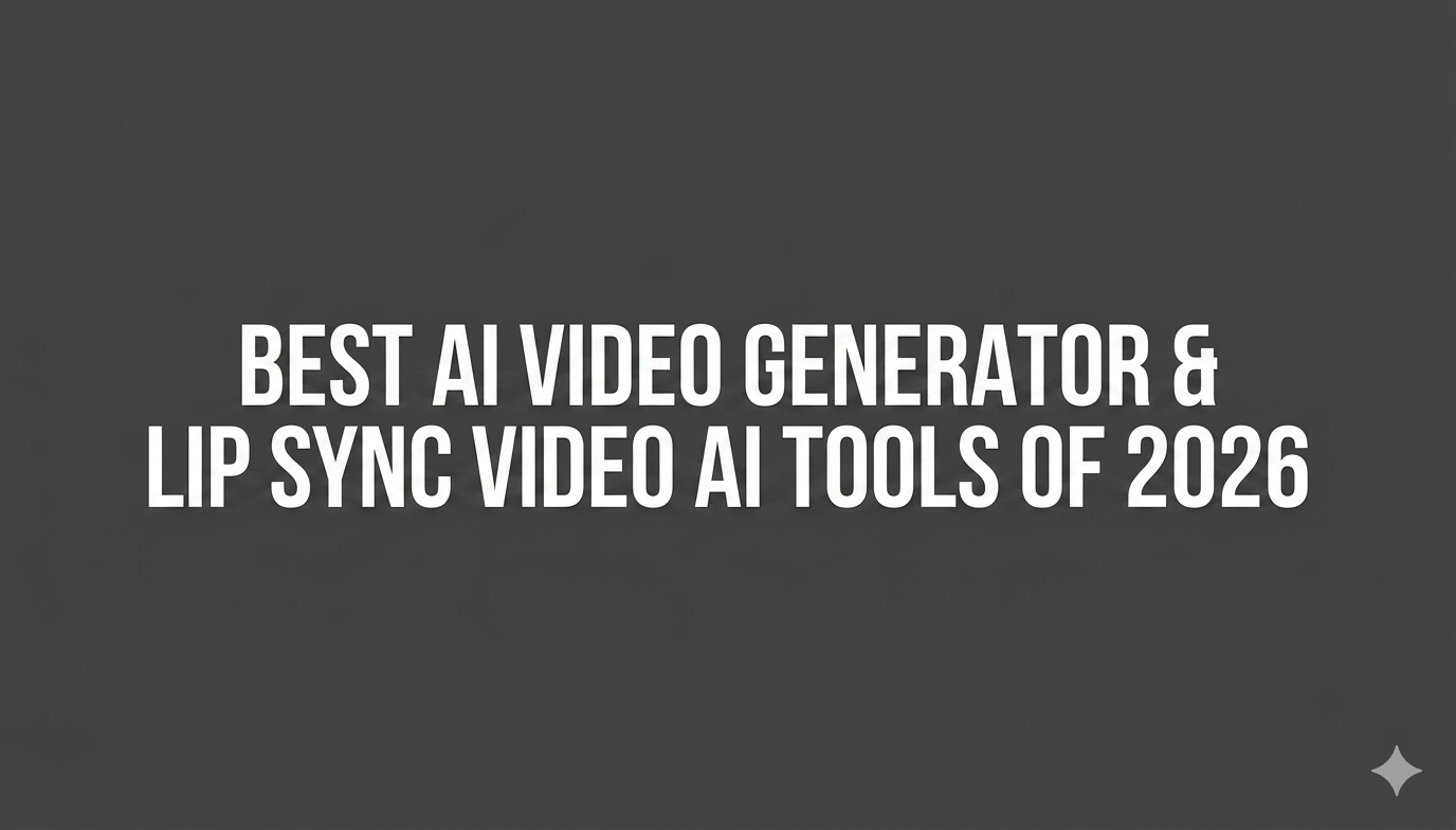 Best AI Video Generator & Lip Sync Video AI Tools of 2026